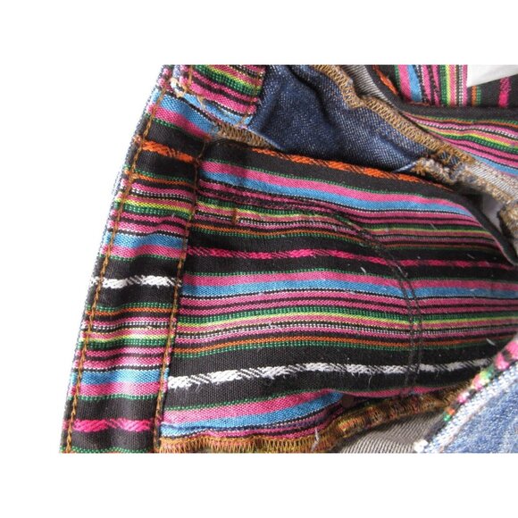 Joes Jeans Shorts 24 Cut-Off Mini Denim Stretch Logo Cuffed Lined - Picture 11 of 12